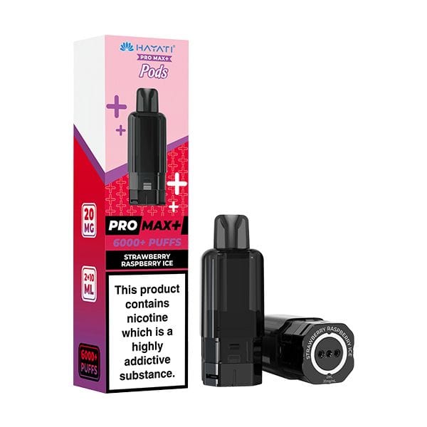 Strawberry Raspberry Ice Hayati Pro Max+ 6000 Puff Prefilled Pods