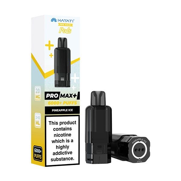 Pineapple Ice Hayati Pro Max+ 6000 Puff Prefilled Pods