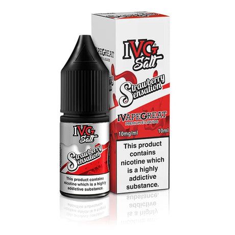 10mg / Strawberry Sensation IVG 10ml Nic Salts