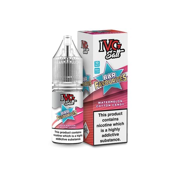 10mg / Watermelon Cotton Candy IVG 10ml Nic Salts