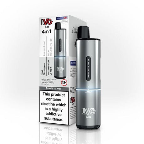 Silver Edition IVG Air 4 in 1 Reusable Kit