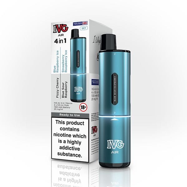 Sky Blue Edition IVG Air 4 in 1 Reusable Kit