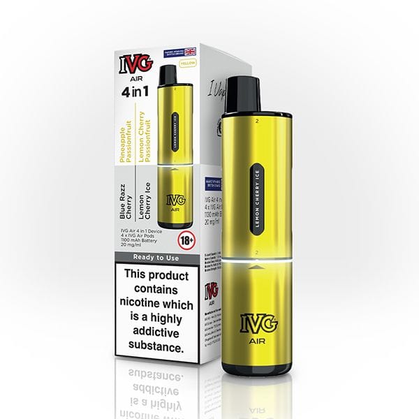 Yellow Edition IVG Air 4 in 1 Reusable Kit