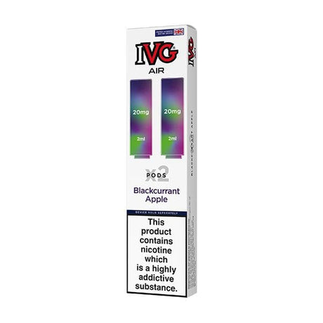 Blackcurrant Apple IVG Air Replacement Pods (2 pack)