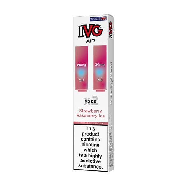 Strawberry Raspberry Ice IVG Air Replacement Pods (2 pcs)