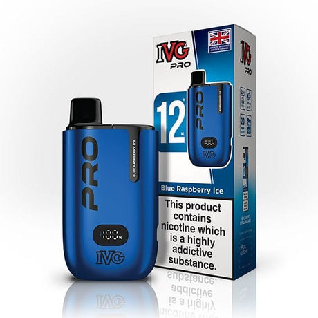 Blue Raspberry Ice IVG PRO 12 Prefilled Pod Kit