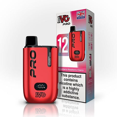 Strawberry Raspberry Cherry IVG PRO 12 Prefilled Pod Kit
