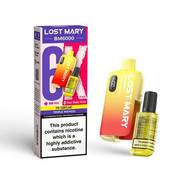 Triple Mango Lost Mary BM6000 Disposable Vape