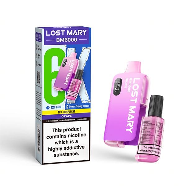 Grape Lost Mary BM6000 Disposable Vape