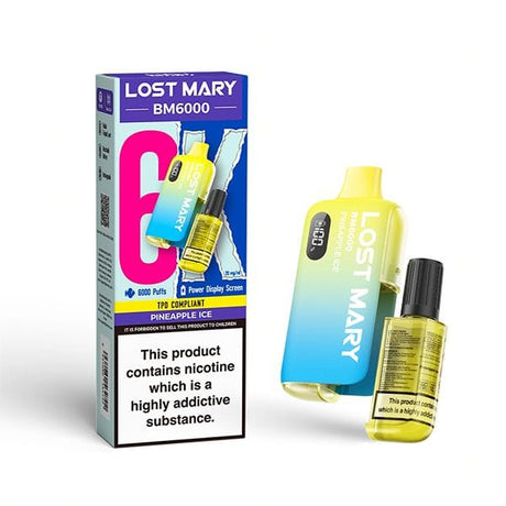 Pineapple Ice Lost Mary BM6000 Disposable Vape