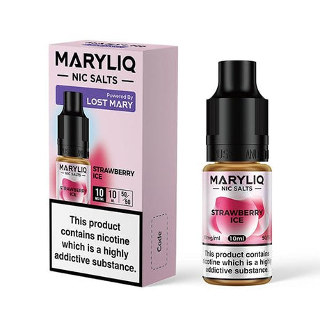 Strawberry Ice / 10mg Maryliq 10ml Nic Salts