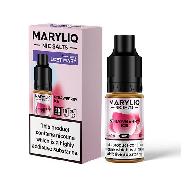 Strawberry Ice / 20mg Maryliq 10ml Nic Salts