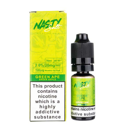 10mg / Green Ape Nasty Juice 10ml Nic Salts