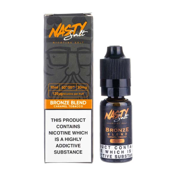 10mg / Bronze Blend Nasty Juice 10ml Nic Salts