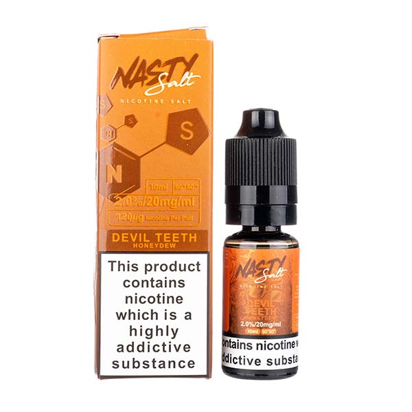 10mg / Devil Teeth Nasty Juice 10ml Nic Salts