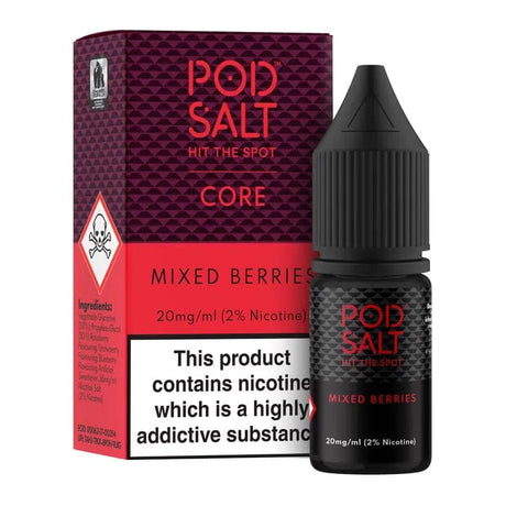 10mg / Mixed Berries Pod Salt Core 10ml Nic Salts