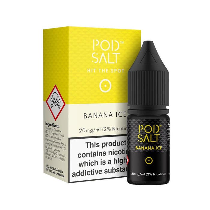 10mg / Banana Ice Pod Salt Core 10ml Nic Salts