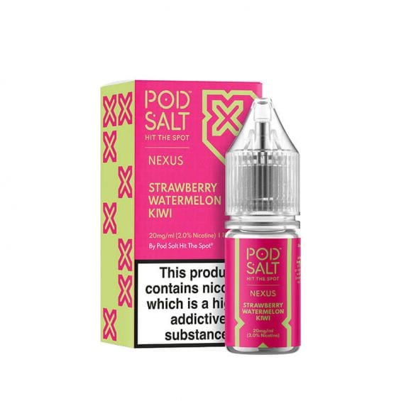 5mg / Strawberry Watermelon Kiwi Pod Salt Nexus 10ml Nic Salts