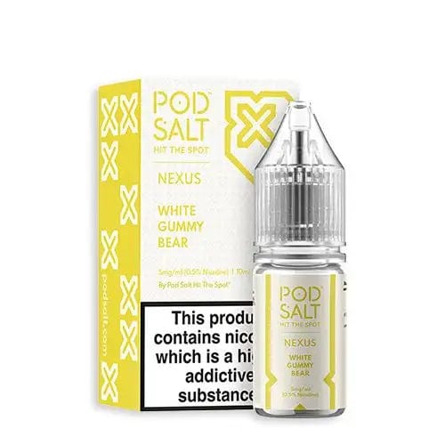 5mg / White Gummy Bear Pod Salt Nexus 10ml Nic Salts