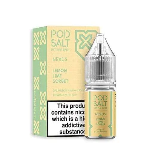 5mg / Lemon Lime Sorbet Pod Salt Nexus 10ml Nic Salts