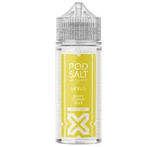 White Gummy Bear Pod Salts Nexus 100ml Shortfill