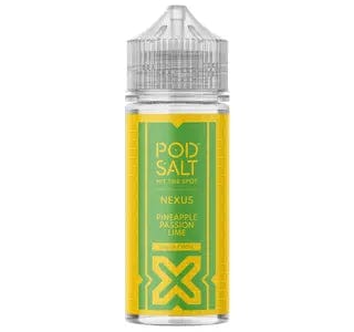 Pineapple Passion Lime Pod Salts Nexus 100ml Shortfill