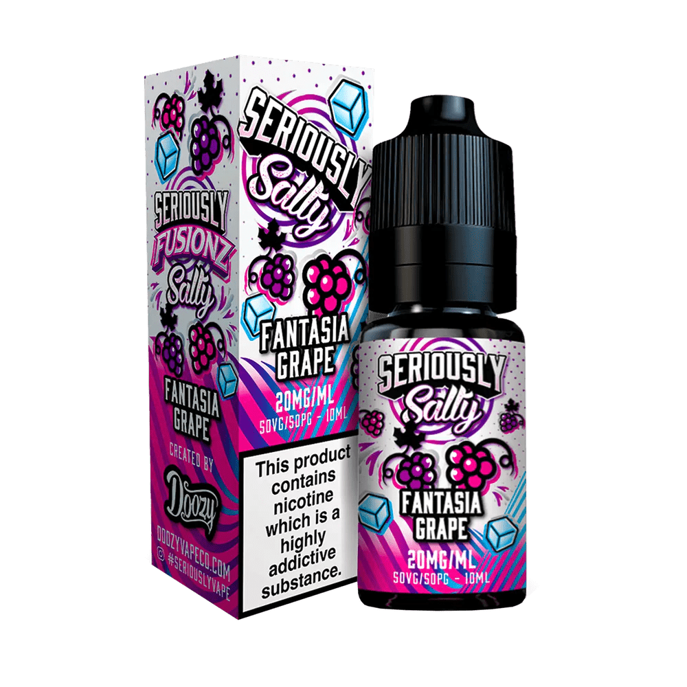 10mg / Fantasia Grape Seriously Salty 10ml Nic Salts