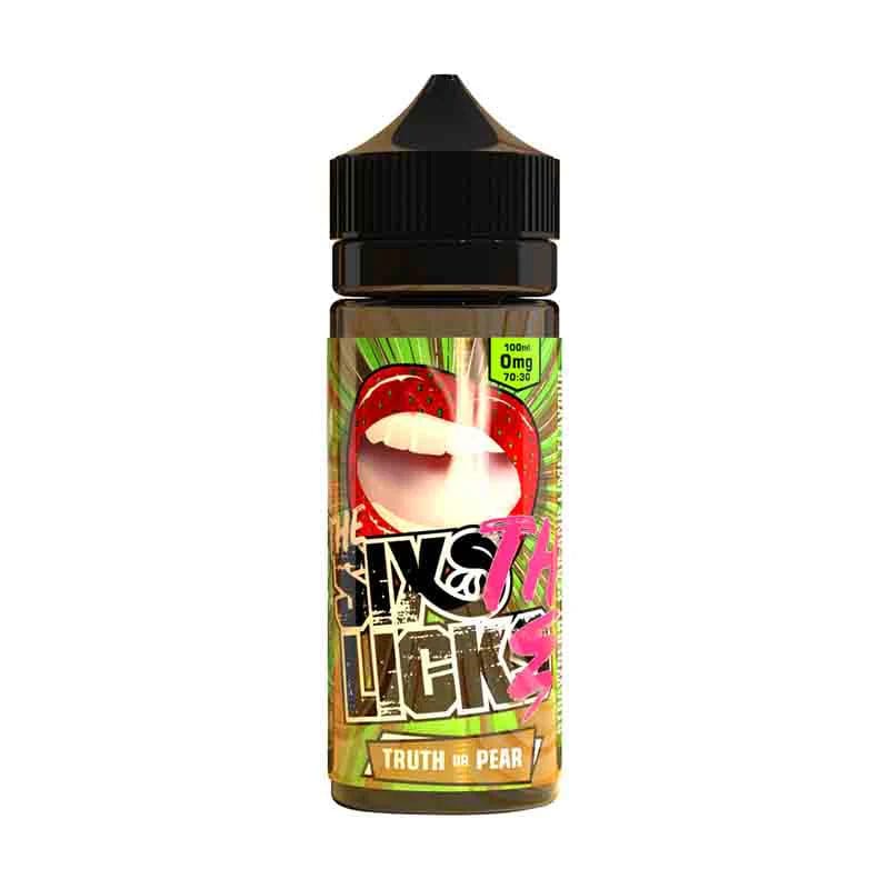 Truth Or Pear Six Licks 100ml Shortfill