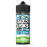 Apple Blackcurrant Ice Six Licks Sub Zero 100ml Shortfills