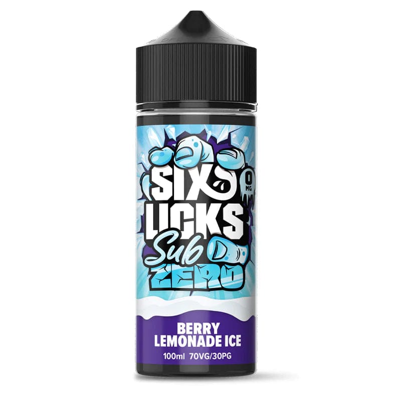 Berry Lemonade Ice Six Licks Sub Zero 100ml Shortfills