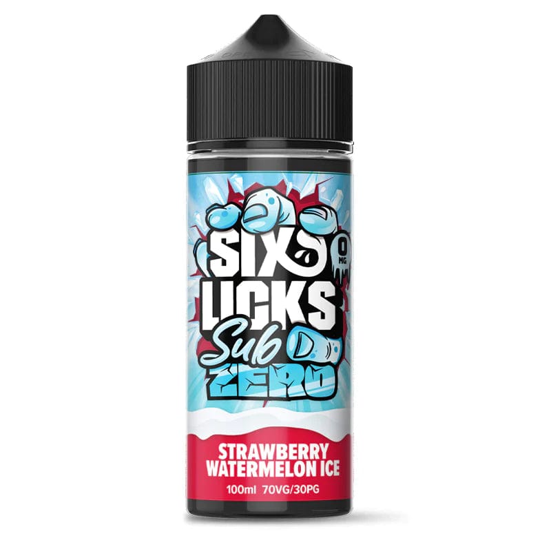 Strawberry Watermelon Ice Six Licks Sub Zero 100ml Shortfills