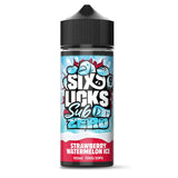 Strawberry Watermelon Ice Six Licks Sub Zero 100ml Shortfills