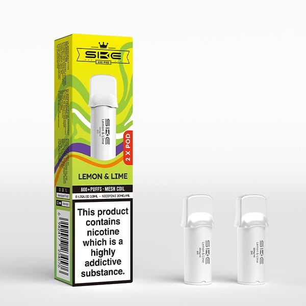 Lemon & Lime SKE Crystal 600 Pro Pre-Filled Pods