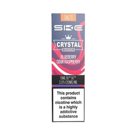 10mg / Blueberry Sour Raspberry SKE Crystal Original 10ml Nic Salts
