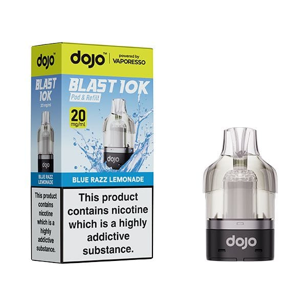 Blue Razz Lemonade Vaporesso Dojo Blast 10k Prefilled Pod