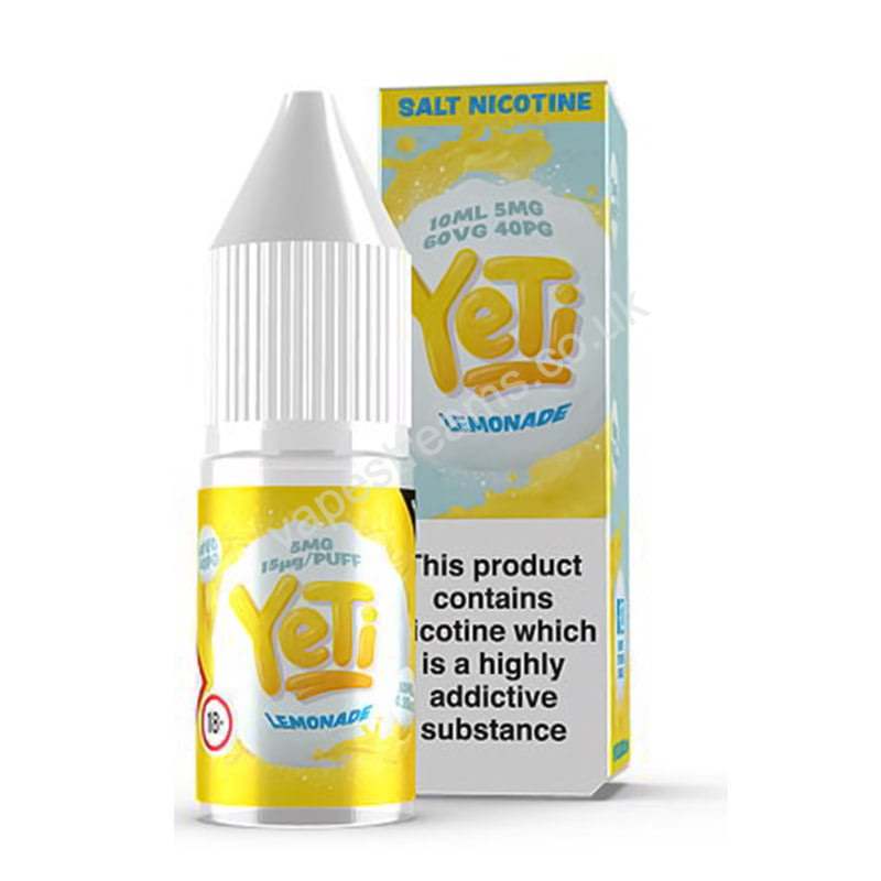 5mg / Lemonade Yeti 10ml Nic Salts